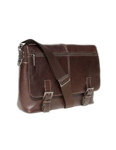 Boconi Tyler Tumbled Leather Expandable Messenger Bag de l' environnement