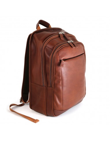 Di Lusso Italian Vegetable Tanned Leather Tapered Laptop Backpack 50% de réduction en Octobre 2024