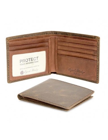 Osgoode Marley Distressed Leather RFID Thinfold Wallet pas cheres