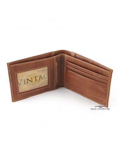 Vintage Leather Front Pocket Wallet en ligne