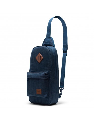 Herschel Supply Co. Heritage Crossbody Bag - Indigo Crosshatch une grave pollution 