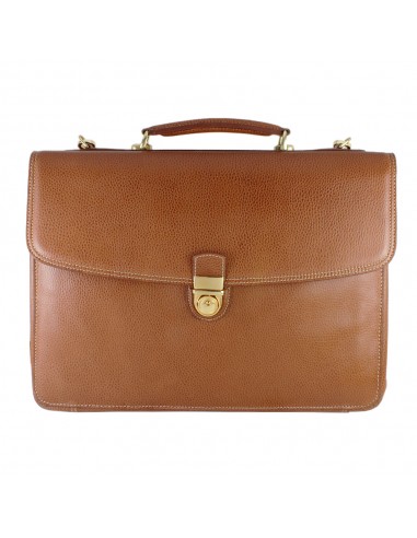 Classico Tumbled Leather Flap Brief pas cher chine