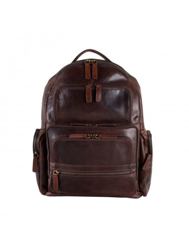 Cheyenne Hand-Stained Water Buffalo Deluxe Laptop Backpack ou a consommer sur place