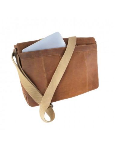 Chap Leather Messenger Bag plus qu'un jeu 