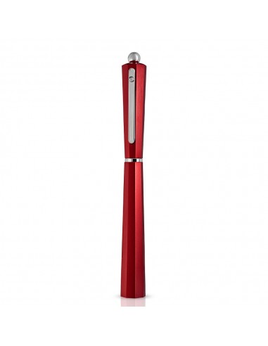 Giuliano Mazzuoli Moka Red Aluminum Fountain Pen Comparez et commandez 