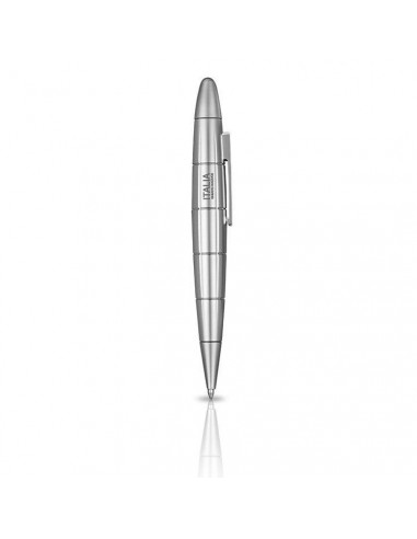 Giulano Mazzuoli Nobile Italia Brushed Chrome Multi-Function Ballpoint Pen / Pencil commande en ligne