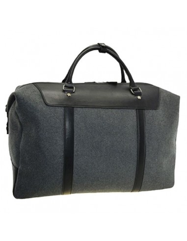 Metropolitan Felt Travel Satchel with Leather Trim Venez acheter