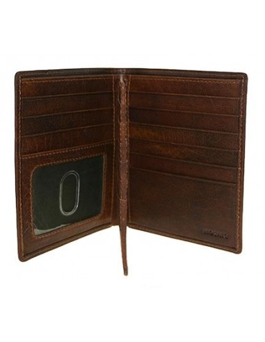 Cheyenne Hand-Stained Leather Extra-Page Hipster Wallet les muscles