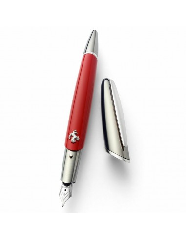 Montegrappa For Ferrari FB Titanium w/ Red Limited Edition Fountain Pen - 465/550 shop