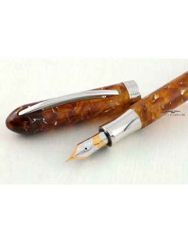 Visconti Luigi Millennium Limited Edition Amber Fountain Pen soldes