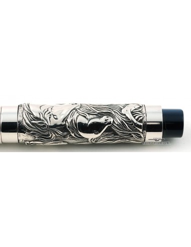 Urso Horse Old Style Silver Limited Edition Fountain Pen de France