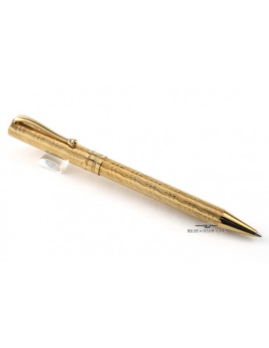 Montegrappa Vermeil Cylindrical Reminiscence Etched Ballpoint Pen destockage