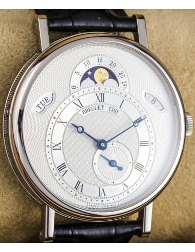 Breguet Classique 7337 Solid 18K White Gold Watch Amélioration de cerveau avec