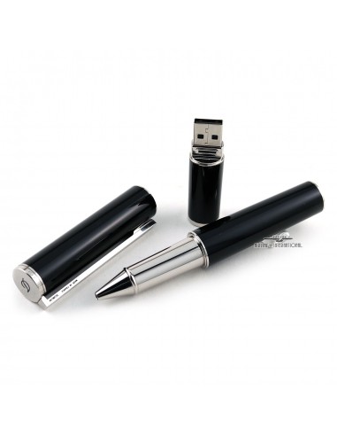 S.T. Dupont Neoclassique President Black Chinese Lacquer Rollerball & USB Voir les baskets