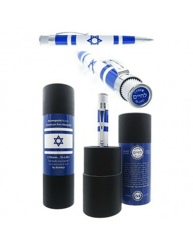 Retro 51 Israel Flag L'Chaim To Life! Rollerball Pen | ZRR - 1914 En savoir plus