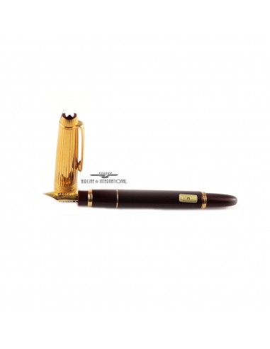 Montblanc Solitaire Doue Vermeil and Bordeaux Mozart Fountain- M français