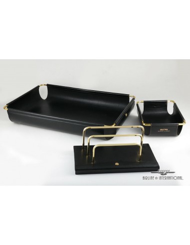 Goldpfeil Leather Letter Tray, Memo Tray & Letter Holder pas cher 