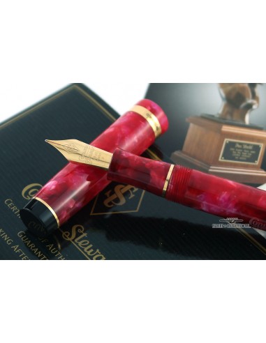 Conway Stewart Cherry Red Duro Fountain Pen - F Nib pas cher chine