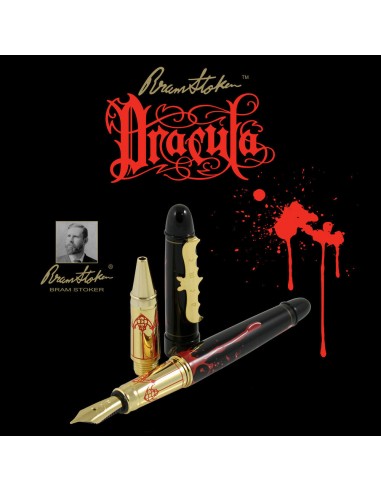 ACME Dracula Bram Stoker Fountain/ Rollerball Pen Paris Déstockage Promo