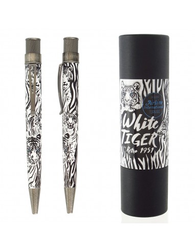 Retro 51 White Tiger Tornado Rollerball à prix réduit toute l'année