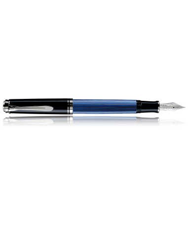 Pelikan Souveran® Black-Blue-Silver M805 - Fountain Pen (B) 2023