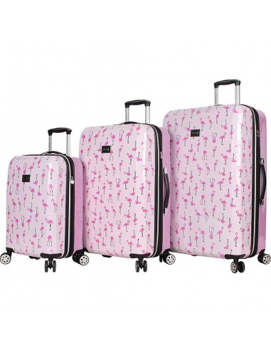 Betsey Johnson Flamingo Strut 3-Piece Luggage Set Venez découvrir notre 