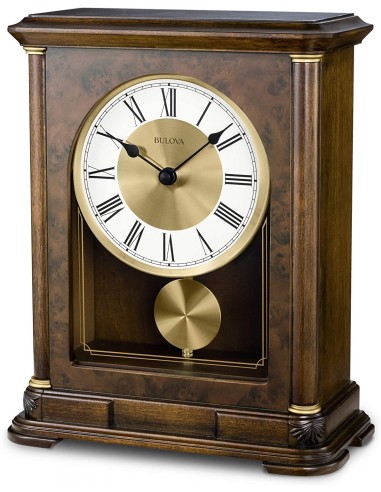 Bulova Vanderbilt Mantle Clock de pas cher