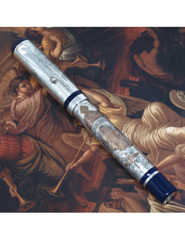 Montegrappa Vatican 2000 Papal Pen Special Limited Ed. Silver Fountain Pen à prix réduit toute l'année