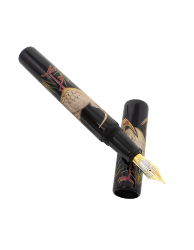 Danitrio GK-1031 Genkai "Toki" (Japanese Crested Ibis) Fountain Pen Le MVP de beaucoup