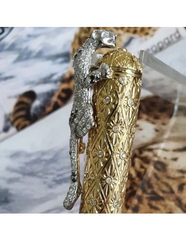 Urso Leopard 18k Gold and Diamond Fountain Pen paiement sécurisé