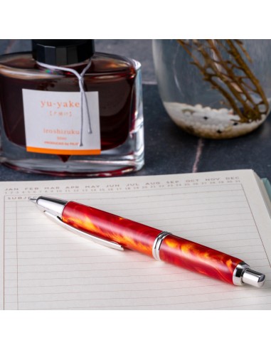 Pilot Vanishing Point SE Fountain Pen | Marble Orange (Medium Nib) Profitez des Offres !