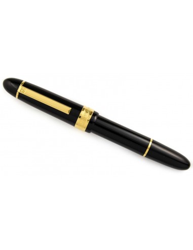 Senator President Black & Gold Fountain Pen - 18k B Nib - NOS (W.GERMANY) Amélioration de cerveau avec