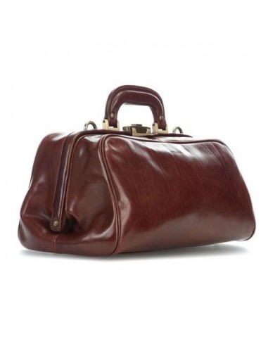 Italian Leather Doctor's Bag de pas cher