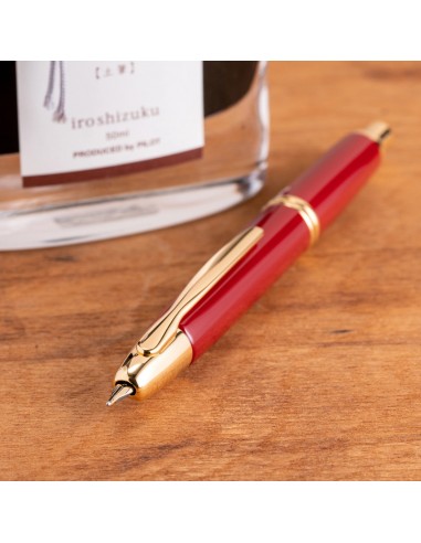 Pilot Vanishing Point Fountain Pen in Red & Gold l'achat 