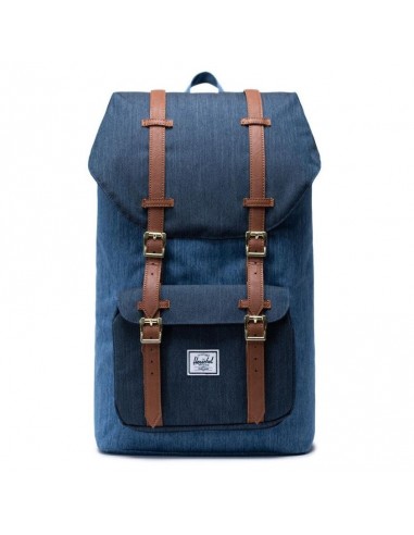 Herschel Little America Backpack - Faded/Dark Denim Crosshatch acheter en ligne