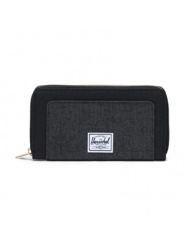 Herschel Thomas Wallet - Black/Black Crosshatch Jusqu'à 80% De Réduction