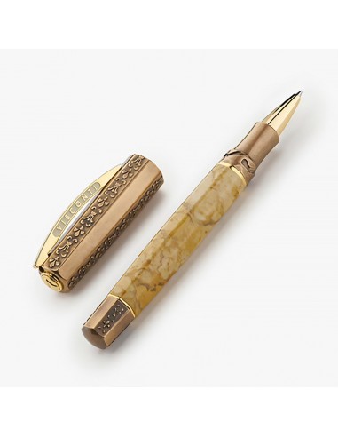 Visconti Il Magnifico Egyptian Marble Rollerball Pen brillant des détails fins