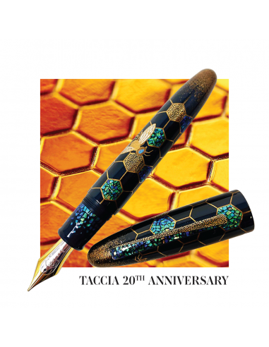 Taccia 20th Anniversary "Honey Bee" Limited Edition Fountain Pen - Medium Nib chez Cornerstreet bien 