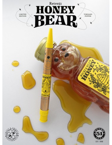 Retro 51 Tornado Popper "Honey Bear" Ltd. Ed. Rollerball Pen | XRR-23P01 sur le site 