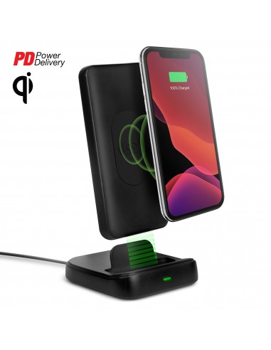 Core 2-in-1 Charging Dock + 10,000mAh Wireless Power Bank de technologie