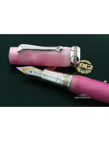 Montegrappa Diamond Micra Pink Fountain Pen - Medium Nib - LAST ONE! Faites des économies