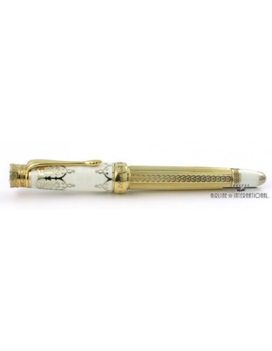 Michel Perchin Imperial 10th Anniversary White Vermeil Fountain Pen prix