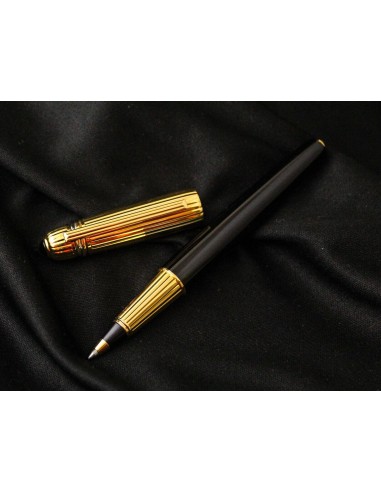 Cartier Pasha de Cartier 1993 Limited Edition Black & Gold Rollerball Pen pas cher 