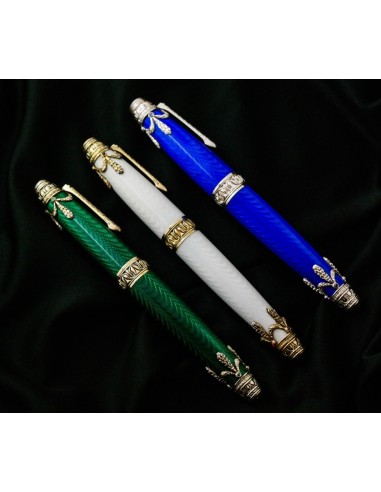 Bexley Hard Fire Enamel Limited Edition Fountain Pen Set (3 Pens) français