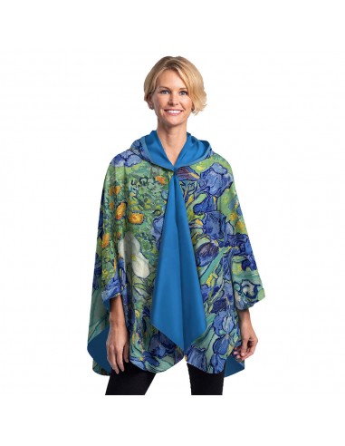 Reversible Rain Poncho - Van Gogh Irises Les êtres humains sont 