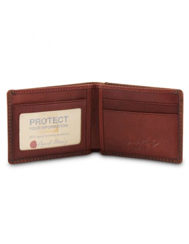 ID Ultra Mini Wallet Distressed Leather de technologie