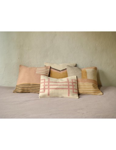 Housse de coussin Granada IV - Rose / Ecru commande en ligne