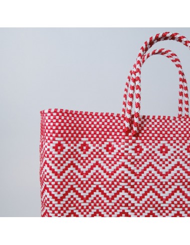 Sac plage Oaxaca "Roja" Artisanat mexicain. pas cher