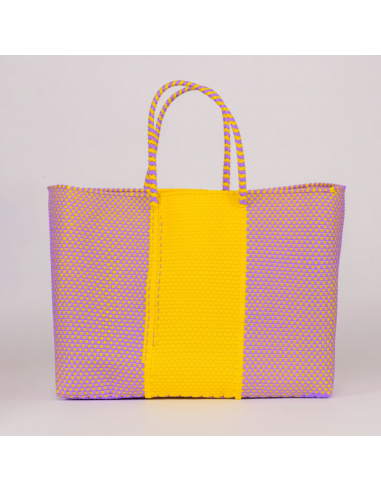 Sac de plage Oaxaca "Amarillo / Morado"  - Artisanat mexicain. prix