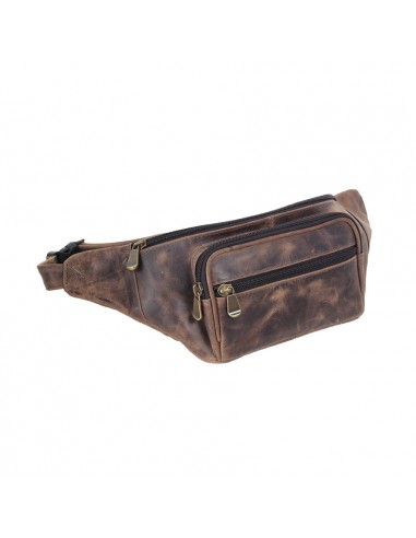 DAYTREKR DISTRESSED LEATHER COMPACT WAIST PACK destockage